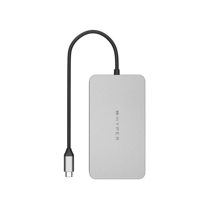 Hyper HDM1H-GL Dual 4K HDMI 10-in-1 USB-C Hub with 100W Power Delivery
