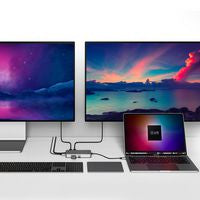 Hyper HDM1H-GL Dual 4K HDMI 10-in-1 USB-C Hub with 100W Power Delivery