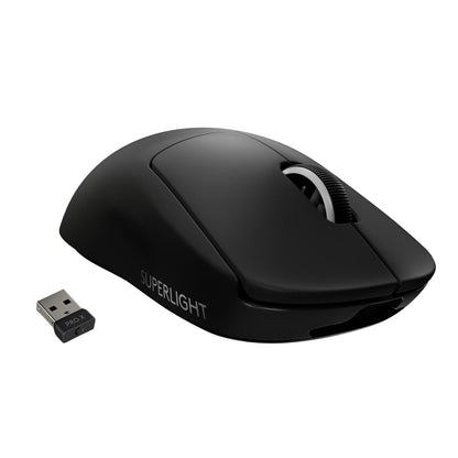 Logitech 910-005881 PRO X SUPERLIGHT Wireless Gaming Mouse – RF, 25600 DPI, Black