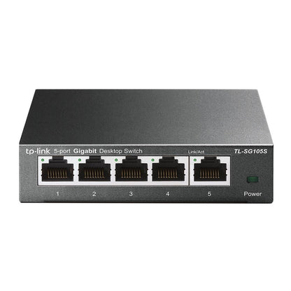 TP-Link TL-SG105S 5-Port Gigabit Ethernet Desktop Switch Unmanaged