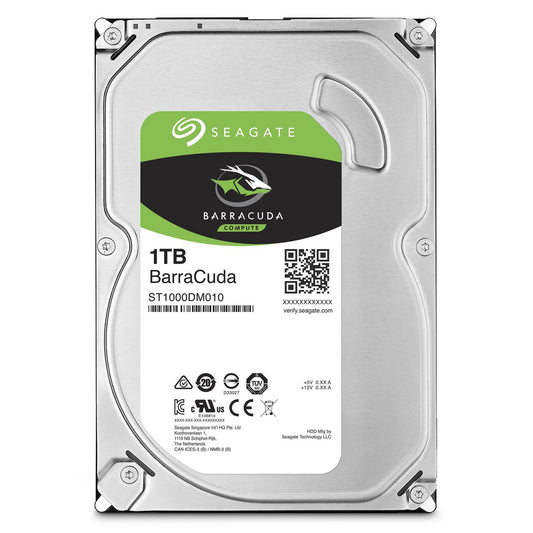 Seagate ST1000DM010-RFB Internal Hard Drive – 1TB 3.5" SATA 6Gb/s 7200RPM