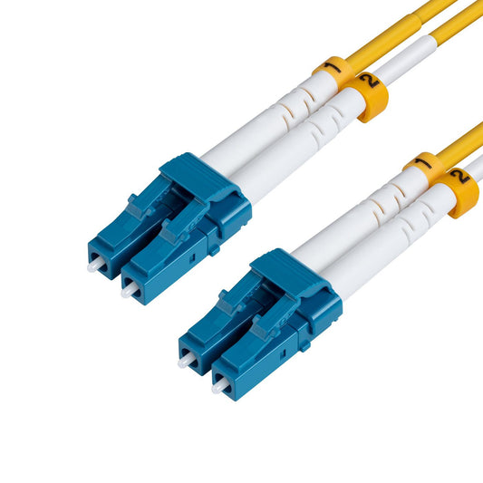 Microconnect FIB4410005 0.5m LC-LC OS2 Singlemode Fibre Optic Cable – Yellow, LSZH