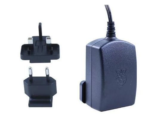Raspberry Pi T6143DV 5.1V 2.5A 13W Power Supply – Micro USB, UK/EU Plugs, CE Certified