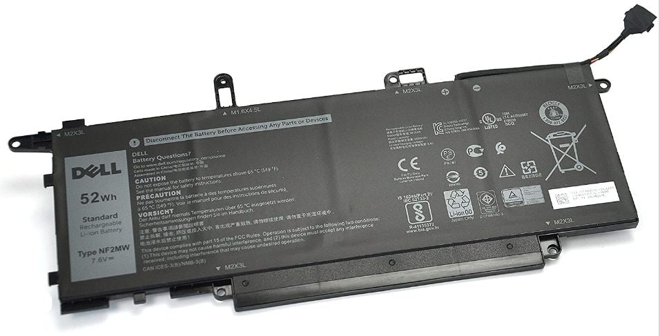 Dell CHWV6 Battery – 52Wh 4-Cell Lithium-Ion High Capacity