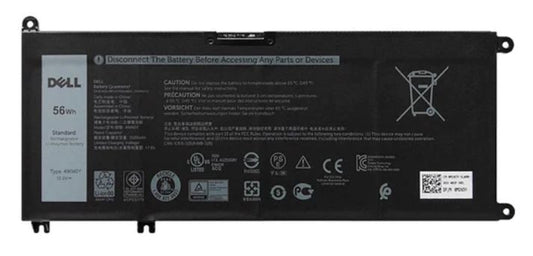 Dell 9P3NW Battery – 4-Cell 56Wh Black Replacement Power Pack