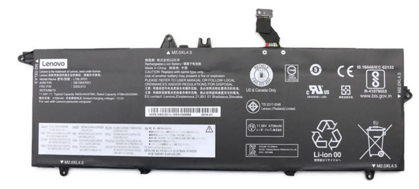 Lenovo 02DL016 Battery – 57Wh Lithium-Ion Lightweight 0.3kg