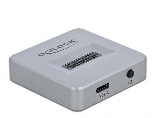 Delock 64000 Hard Drive Dock – M.2 NVMe PCIe SSD USB-C 10Gbps Silver