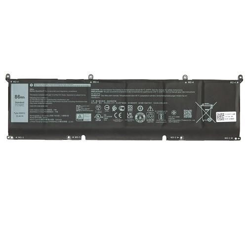 Dell 70N2F Battery – 6-Cell 86Wh Li-Ion Replacement Black