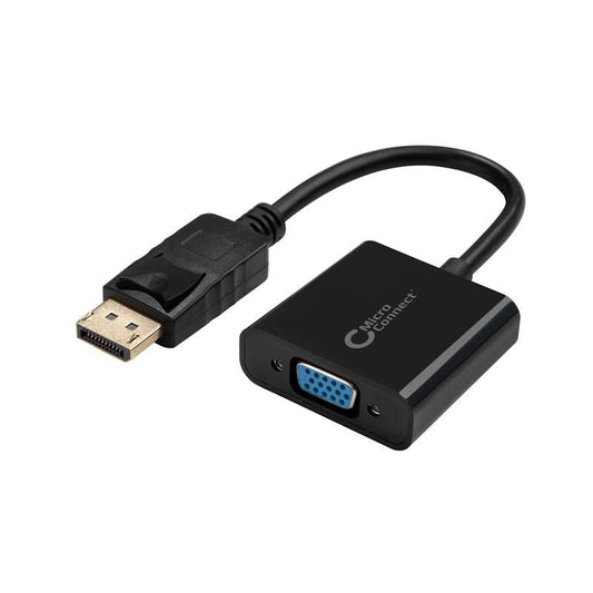 MicroConnect DPVGA15CM Active DisplayPort 1.2 to VGA Adapter – 1920x1080 Full HD, 15cm