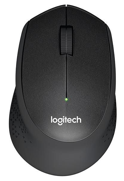 Logitech 910-004905 Wireless Mouse – Ergonomic, Optical, Reliable