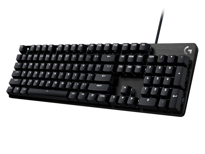 Logitech 920-010437 Full-Size Mechanical QWERTY Keyboard – LED Backlit, USB, Black