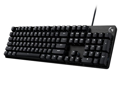 Logitech 920-010437 Full-Size Mechanical QWERTY Keyboard – LED Backlit, USB, Black