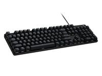 Logitech 920-010437 Full-Size Mechanical QWERTY Keyboard – LED Backlit, USB, Black