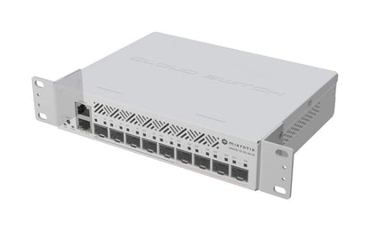 MikroTik RMK-2/10 Mounting Bracket – 1U 19" Rack Mount Kit White