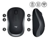 Logitech 910-002238 Wireless Mouse – Ergonomic, Optical, Reliable