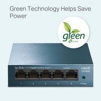 TP-Link LS105G 5-Port Gigabit Unmanaged Desktop Network Switch – Metal Housing