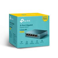 TP-Link LS105G 5-Port Gigabit Unmanaged Desktop Network Switch – Metal Housing