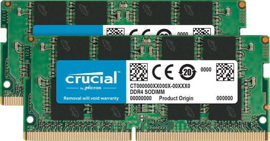 Crucial CT2K16G4SFRA32A 32GB Kit DDR4-3200 SODIMM CL22 1.2V Memory