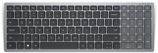 Dell KB740-GY-R-NOR Wireless Keyboard – RF + Bluetooth, QWERTY Nordic, Grey/Black