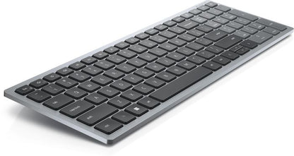 Dell KB740-GY-R-NOR Wireless Keyboard – RF + Bluetooth, QWERTY Nordic, Grey/Black