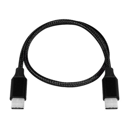 LogiLink CU0154 USB 2.0 Type-C Cable – 1m Black Metal Fabric 3A