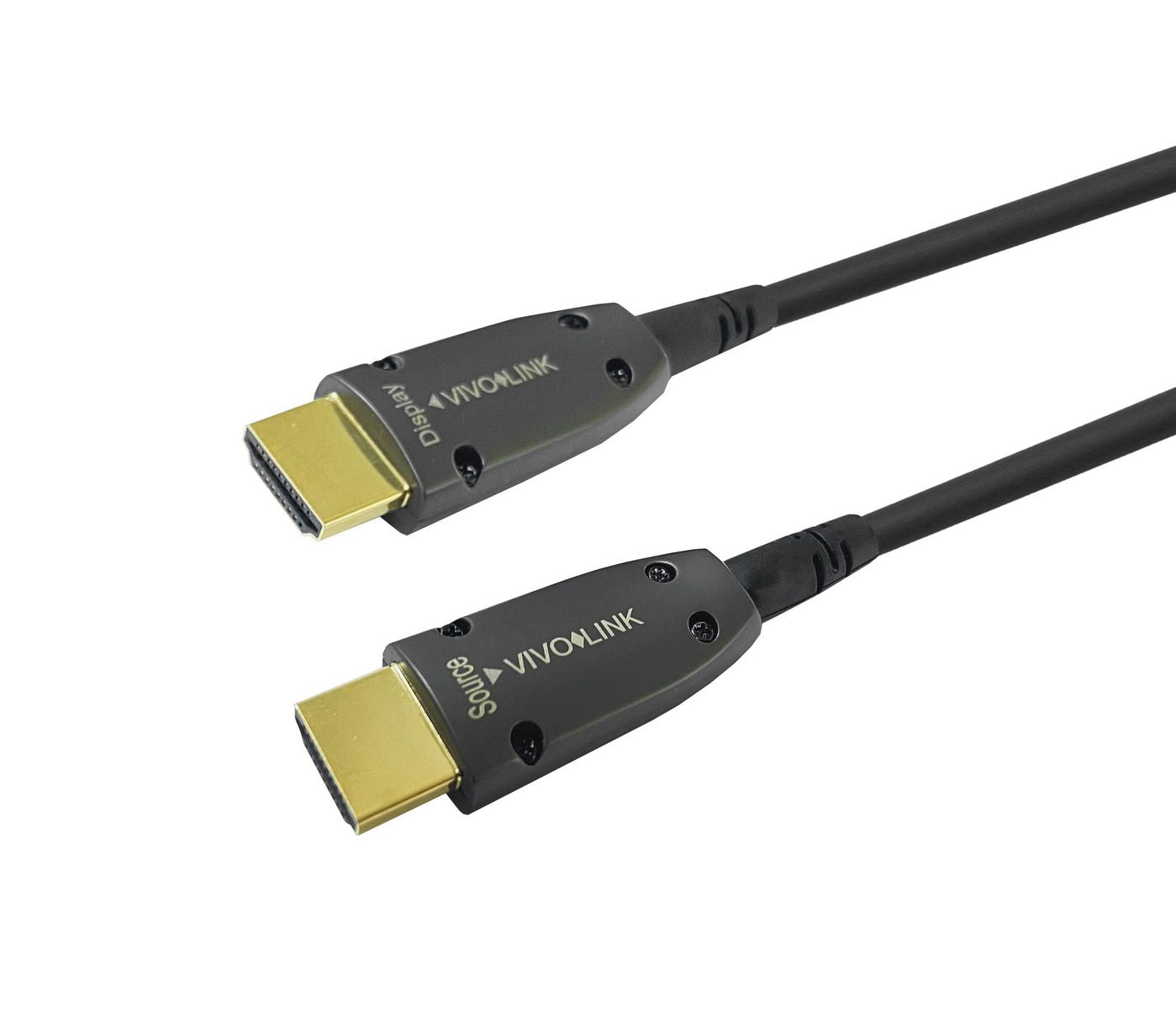 Vivolink PROHDMIOP30AM 30m 4K HDMI Fibre Optic Cable – Gold Plated, HDR, ARC