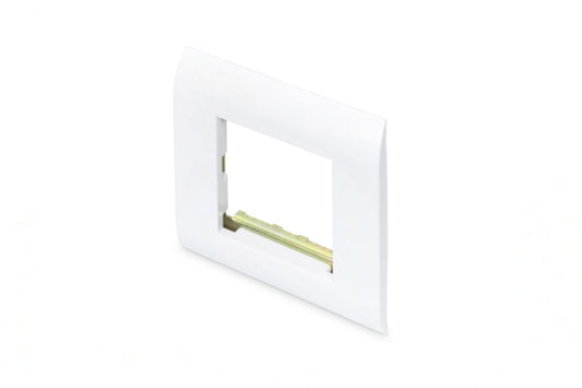 Lanview LKS825 Outlet Box – 80x80mm Metal Frame Euro Style