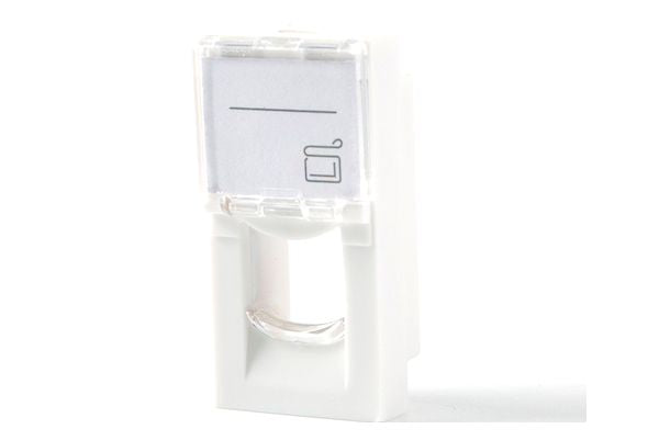 Lanview LKS840 Outlet Box – 1-Port Euro Module 45x22.5mm
