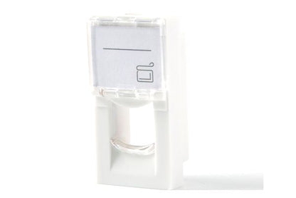 Lanview LKS840 Outlet Box – 1-Port Euro Module 45x22.5mm