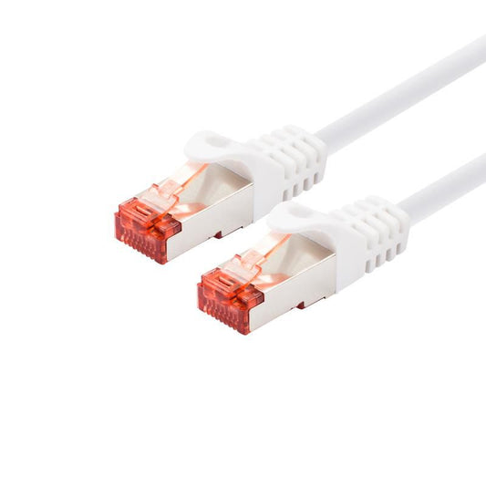 LOGON PROFESSIONAL Cat6 F/UTP Shielded Patch Cable – 7m White RJ45