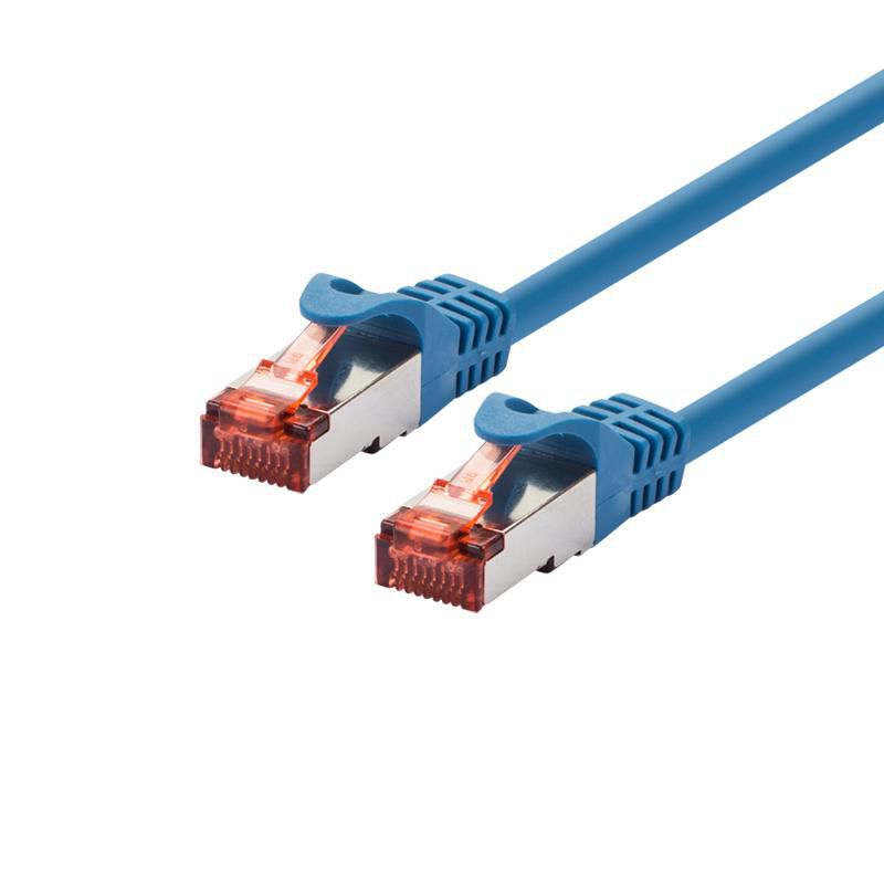 LOGON PROFESSIONAL Cat6 F/UTP 30m Shielded Patch Cable – Blue RJ45