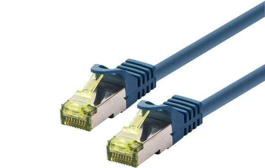 LOGON PROFESSIONAL TCR6ASS200B Cat6a S/FTP Patch Cable 20m Blue LSZH RJ45 Male-to-Male
