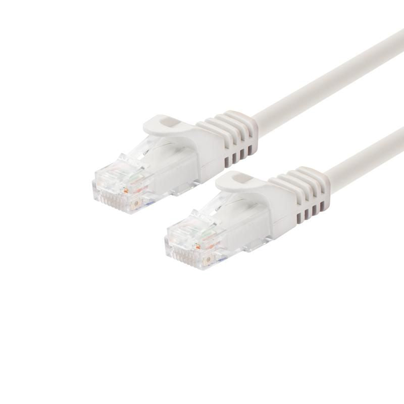 LOGON PROFESSIONAL CAT6A Patch Cable 15m – U/UTP LSOH Ivory RJ45 Network Lead