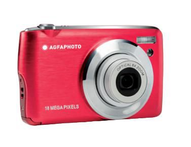 AgfaPhoto DC8200RD Digital Camera – 18MP 8x Optical Zoom Red