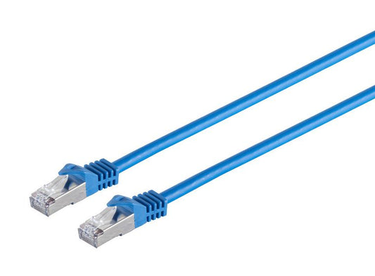 MicroConnect SFTP7005B Cat7 S/FTP Network Cable – 0.5m Blue RJ-45 LSZH Jacket LSZH