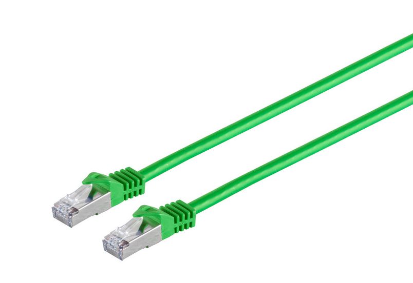 MicroConnect SFTP705G Cat7 S/FTP Network Cable – 5m Green RJ-45 LSZH Jacket
