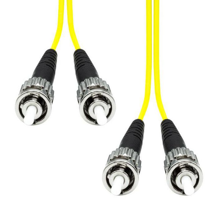 ProXtend FO-STSTOS2D-010 Fibre Optic Cable – ST-ST OS2 Duplex SM 10m LSZH