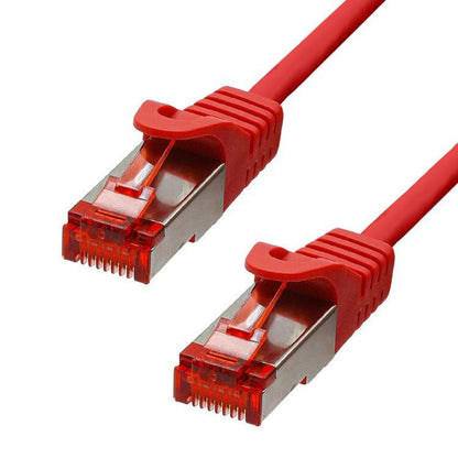 ProXtend 6FUTP-20R CAT6 Ethernet Cable – 20m Red F/UTP LSZH 1000Mbps RJ45 Gold-Plated RJ45