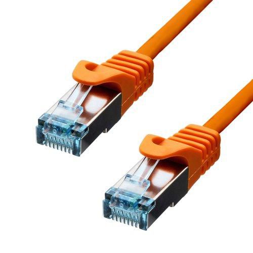 ProXtend CAT6A S/FTP Ethernet Cable 5m – Orange, LSZH, 10GBase-T, RoHS