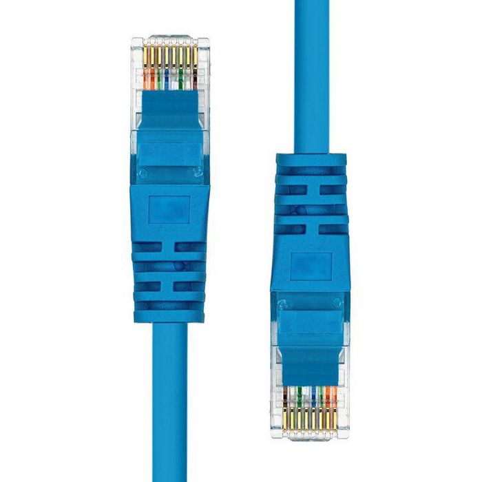 ProXtend V-5UTP-03BL CAT5e Ethernet Cable 3m Blue U/UTP CCA PVC RJ45 Gold-Plated Connectors