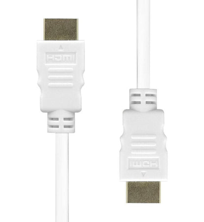 ProXtend HDMI-0005W HDMI Cable 0.5M White – 4K 30Hz Bi-Directional Gold-Plated HDMI 1.4