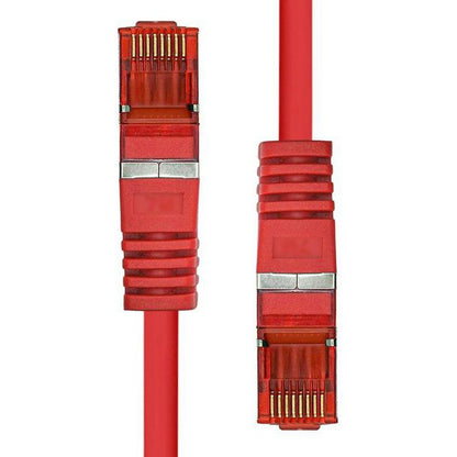 ProXtend 6FUTP-10R CAT6 Ethernet Cable Red 10m – F/UTP LSZH Jacket 1000Mbps Copper