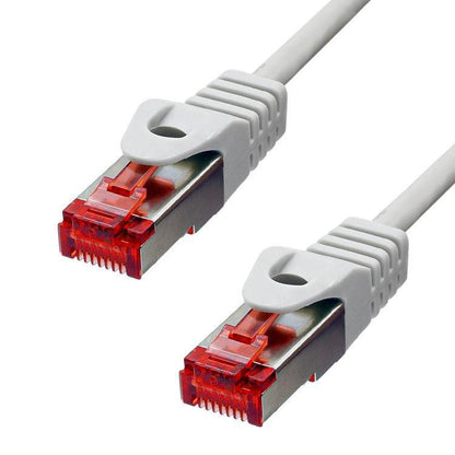 ProXtend 6FUTP-07G CAT6 Ethernet Cable – 7m F/UTP LSZH Grey, Gold-Plated RJ45 Connector