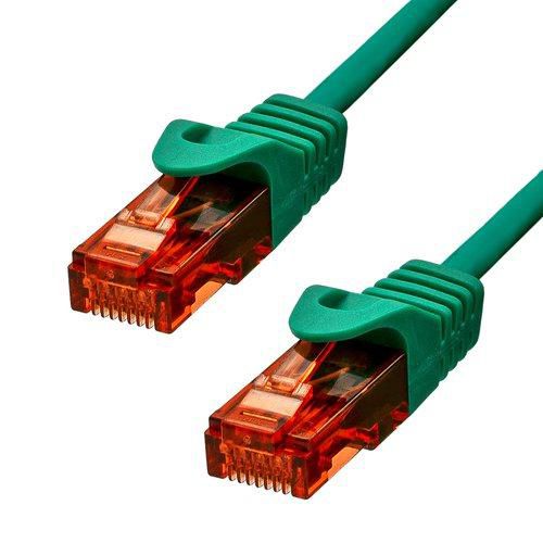ProXtend CAT6 U/UTP LSZH Ethernet Cable 15m – Green, Pure Copper, 24AWG