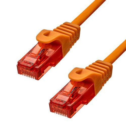ProXtend 6UTP-07O CAT6 Ethernet Cable – 7m Orange U/UTP LSZH 24AWG Gold-Plated RJ45