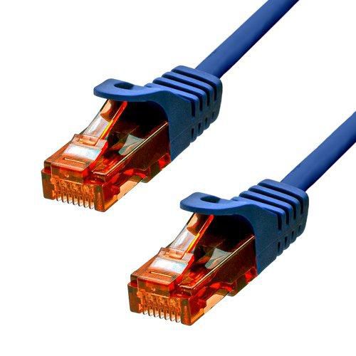 ProXtend CAT6 U/UTP LSZH Ethernet Cable 15m Blue – High-Speed Gold-Plated RJ45
