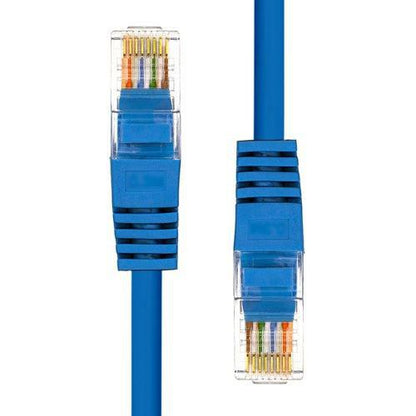 ProXtend 5UTP-15BL CAT5e Ethernet Cable – 15m Blue U/UTP Copper RJ45 PVC, Gold-Plated Connectors