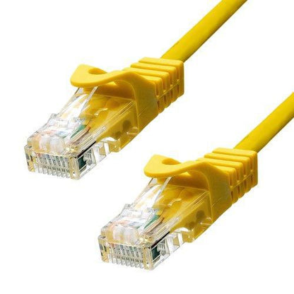 ProXtend 5UTP-015Y CAT5e Ethernet Cable – 1.5m Yellow U/UTP Copper RJ45 PVC Jacket