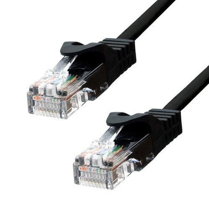 ProXtend 5UTP-07B CAT5e Ethernet Cable – 7m Black U/UTP Copper RJ45 PVC Jacket