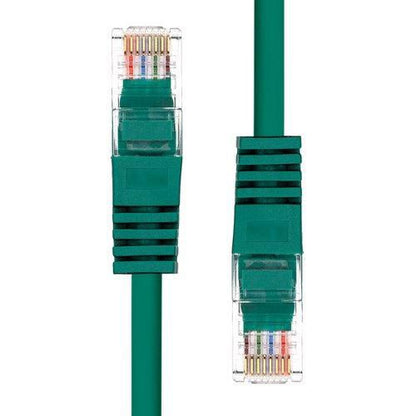 ProXtend 5UTP-15GR CAT5e Ethernet Cable – 15m Green U/UTP Copper PVC RJ45 High-Speed